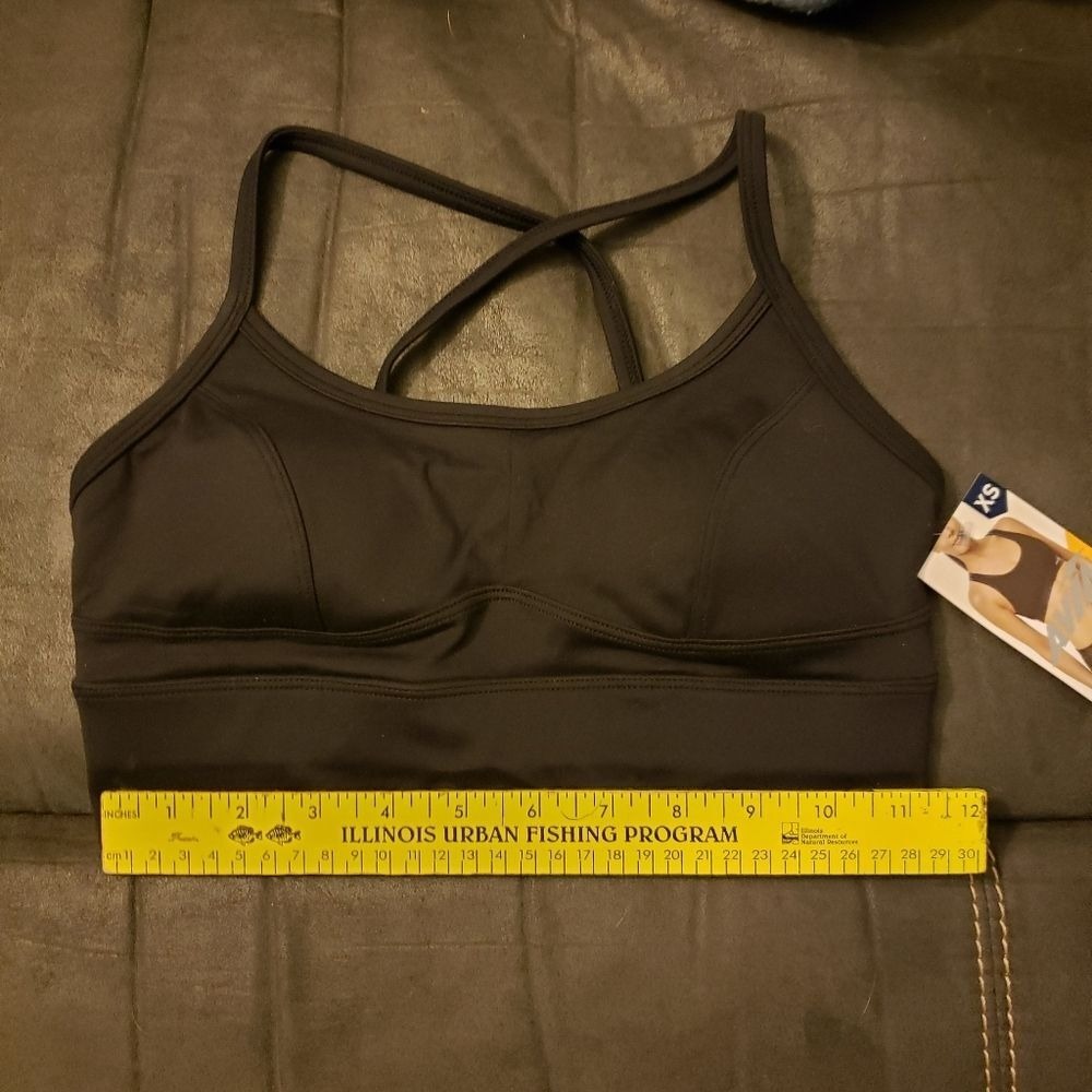 Avia Black Sport Bra XS